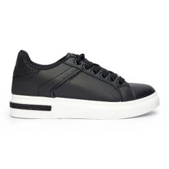Czarne buty sportowe damskie. Czarne buty sportowe na co dzień damskie bez wzorów. Za 95.08 zł.