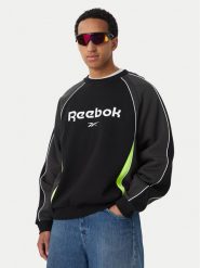 Reebok Bluza Tomasz RK25746CCM Czarny Regular Fit. Czarne bluzy bez kaptura męskie Reebok, l, z syntetyku. Za 249.99 zł.