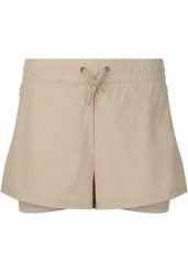Damskie szorty 2 w 1 Athlecia Timmie V2. Zielone szorty damskie Athlecia, bez wzorów, z materiału, eleganckie. Za 234.50 zł.
