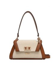 Guess Torebka Karnilla HWAG97 19190 Écru. Torebki klasyczne damskie Guess, z aplikacjami, z materiału, bez dodatków. Za 589.99 zł.