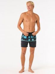 Rip Curl Szorty kąpielowe "Mirage Surf Revival 50" w kolorze czarno-błękitnym rozmiar: 33. Czarne szorty sportowe męskie Rip Curl, z materiału, outdoorowe. Za 100.52 zł.