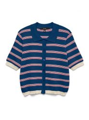 Vero Moda Kardigan w kolorze kremowo-granatowo-czerwonym rozmiar: S. Niebieskie kardigany damskie Vero Moda, s, bez wzorów. Za 129.95 zł.