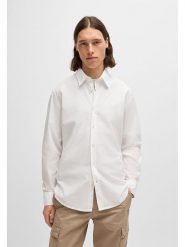 Hugo Boss Fashion Koszula - Regular fit - w kolorze białym rozmiar: L. Białe koszule męskie Hugo Boss Fashion, l, bez wzorów, z bawełny, bez kołnierzyka, bez ramiączek. Za 148.96 zł.