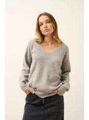 Just Cashmere Kaszmirowy sweter "Birse" w kolorze jasnoszarym rozmiar: L. Szare swetry klasyczne damskie Just Cashmere, l, z kaszmiru, bez kołnierzyka. Za 369.99 zł.