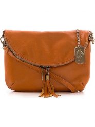 Anna Morellini Skórzana torebka "Alice" w kolorze jasnobrązowym - 22 x 18 x 2 cm rozmiar: onesize. Brązowe torebki klasyczne damskie Anna Morellini, bez wzorów, z materiału, bez dodatków. Za 165.99 zł.