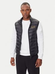EA7 Emporio Armani Kamizelka 8NPQ01 PN29Z 0208 Czarny Regular Fit. Czarne kamizelki męskie EA7 Emporio Armani, m, z syntetyku. Za 379.99 zł.