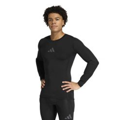 Koszulka bramkarska adidas. Czarne koszulki męskie z długim rękawem Adidas, xl, z dzianiny. Za 170.99 zł.