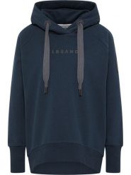 ELBSAND Bluza "Svana" w kolorze granatowym rozmiar: M. Niebieskie bluzy z nadrukiem damskie ELBSAND, m. Za 174.95 zł.