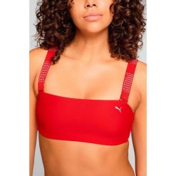 Góra od bikini Bandeau w kolorze czerwonym. Czerwone bikini damskie Puma, bez wzorów. Za 151.99 zł.