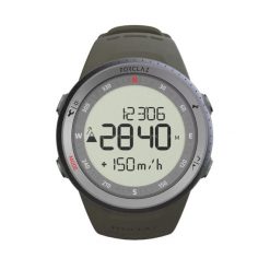 Zegarek górski Forclaz MW900. Niebieskie, cyfrowe zegarki damskie FORCLAZ, metalowe. Za 269.99 zł.