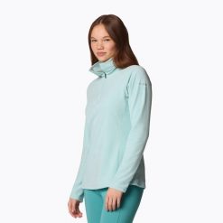 Bluza polarowa damska Columbia Glacial IV 1/2 Zip. Niebieskie bluzy bez kaptura damskie Columbia, z polaru. Za 109.99 zł.
