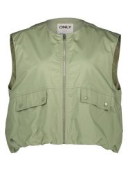 ONLY Kamizelka w kolorze zielonym rozmiar: M. Zielone kamizelki damskie Only, m, z bawełny. Za 124.95 zł.