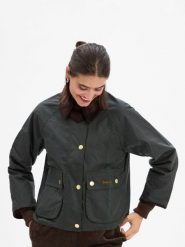 Barbour kurtka woskowana - Beadnell Kobiety Bawełna zielony, 46. Zielone kurtki damskie Barbour, bez wzorów, z bawełny, bez kaptura. Za 1,799.95 zł.