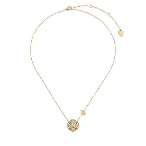 Naszyjnik Guess. Żółte naszyjniki damskie Guess, złote. Za 289.99 zł.