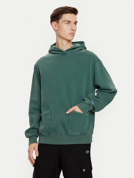 Champion Bluza 220510 Zielony Regular Fit. Zielone bluzy bez kaptura męskie CHAMPION, m, z bawełny. Za 209.99 zł.