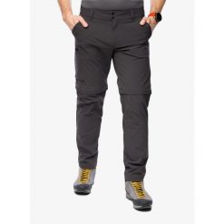 Spodnie turystyczne męskie Helly Hansen Brono Softshell Zip Off Pant. Szare spodnie materiałowe męskie Helly Hansen, bez wzorów, z softshellu, sportowe. Za 450.99 zł.