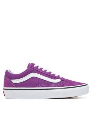 Vans Tenisówki Old Skool VN000D6WE2T1 Fioletowy. Fioletowe trampki i tenisówki damskie Vans, bez wzorów, ze skóry. Za 209.99 zł.