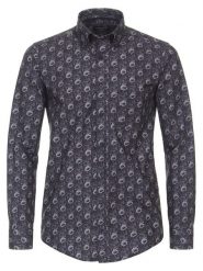 CASAMODA Koszula - Casual fit - w kolorze granatowym rozmiar: XL. Niebieskie koszule męskie CASAMODA, xl, bez wzorów, z bawełny, bez kołnierzyka, bez ramiączek. Za 113.99 zł.