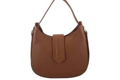 Shopperka skórzana BARBERINI'S j. brązowa 928-12. Brązowe shopper bag damskie Barberinis, bez wzorów, ze skóry, małe, bez dodatków. Za 255.99 zł.