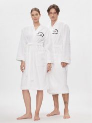 KARL LAGERFELD Szlafrok Unisex Logo 225W2190 Biały. Białe szlafroki damskie Karl Lagerfeld, l, bez wzorów, z bawełny. Za 659.99 zł.