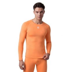 Męska sportowa podkoszulka Siroko Blayer Orange M. Brązowe bielizna termoaktywna męska SIROKO, m, bez wzorów, z materiału. Za 124.00 zł.