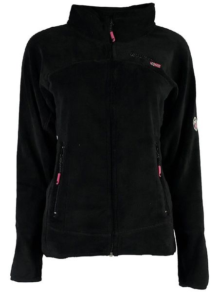 ANAPURNA Kurtka polarowa w kolorze czarnym rozmiar: M. Czarne kurtki damskie ANAPURNA, m, z aplikacjami, z polaru, bez kaptura. Za 174.84 zł.