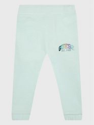 Guess Spodnie dresowe K3RQ11 KA6R0 Zielony Regular Fit. Zielone spodnie dziewczęce Guess, z bawełny. Za 169.99 zł.