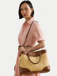 LAUREN RALPH LAUREN Torebka 431966776005 Beżowy. Brązowe torebki klasyczne damskie Lauren Ralph Lauren, bez wzorów, z materiału, bez dodatków. Za 2,089.00 zł.