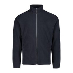 Bluza męska turystyczna CMP 34G6407. Czarne bluzy bez kaptura męskie CMP, m, z polaru. Za 212.50 zł.