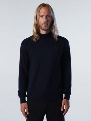 North Sails Sweter w kolorze granatowym rozmiar: XL. Niebieskie swetry męskie North Sails, xl, bez wzorów, z wełny, bez kołnierzyka. Za 201.45 zł.
