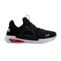 Buty do chodzenia męskie Puma Softride Enzo. Czarne buty sportowe na co dzień męskie Puma, z gumy, bez zapięcia, trekkingowe. Za 381.00 zł.
