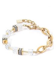 COEUR DE LION Bransoletka z kryształami Swarovski rozmiar: onesize. Żółte bransoletki damskie COEUR DE LION, ze stali. Za 310.35 zł.