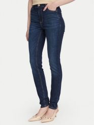 Guess Jeansy W6YA46 D1537 Granatowy Skinny Fit. Niebieskie jeansy damskie Guess. Za 434.99 zł.