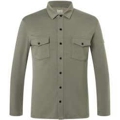 Koszula męska SUPER.NATURAL. Zielone koszule męskie Super.natural, l, bez wzorów, z elastanu, bez kołnierzyka, bez ramiączek. Za 599.99 zł.