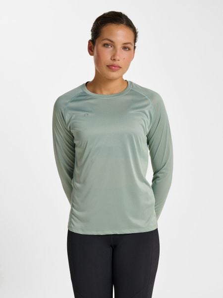 Damska koszulka z długim rękawem Newline Beat. Zielone t-shirty damskie Newline, l, bez wzorów, z materiału, bez kołnierzyka. Za 122.50 zł.
