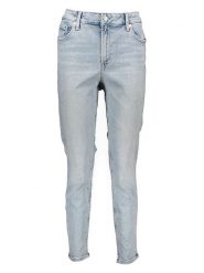GAP Dżinsy - Skinny fit - w kolorze błękitnym rozmiar: W32. Niebieskie jeansy damskie GAP, z podwyższonym stanem. Za 113.63 zł.