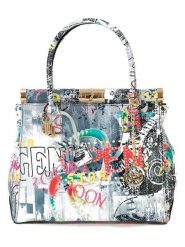 Mia Tomazzi Skórzana torebka "Arcisate" ze wzorem - 29 x 24 x 15 cm rozmiar: onesize. Torebki klasyczne damskie Mia Tomazzi, bez wzorów, z materiału, bez dodatków. Za 260.99 zł.