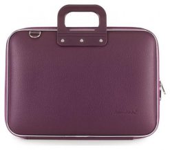 Torba Bombata Classic 15''-16'' plum purple. Fioletowe torby na laptopa damskie Bombata, bez wzorów. Za 269.00 zł.