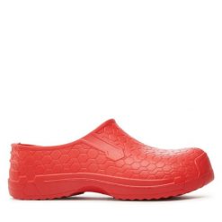 Klapki Dry Walker. Czerwone klapki damskie Dry Walker, bez wzorów, bez obcasa. Za 29.99 zł.