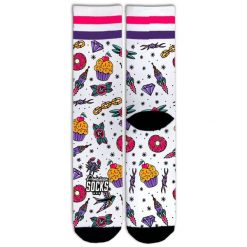 Skarpetki American Socks Cupcake. Białe skarpetki męskie AMERICAN SOCKS, bez wzorów. Za 101.48 zł.