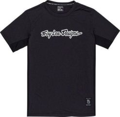 Troy Lee Designs koszulka męska krótkie rękawy signature black. Czarne t-shirty sportowe męskie TLD - TROY LEE DESIGNS, m, bez ramiączek, rowerowe. Za 524.40 zł.