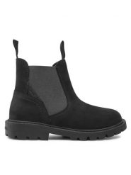 Geox Botki J Shaylax B. A J16FAA 00045 C4429 S Czarny. Czarne botki dziewczęce Geox, bez wzorów, z nubiku, bez ramiączek. Za 349.99 zł.