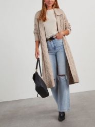 LA Angels Kardigan w kolorze beżowym rozmiar: XL. Brązowe kardigany damskie LA Angels, xl, bez wzorów, ze splotem. Za 170.87 zł.