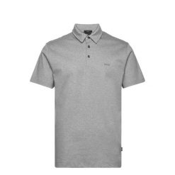 Koszulka Polo męska BOSS Palosh 30 Silver slim fit szara (50471335-041). Szare koszulki polo męskie Boss, m, bez wzorów, bez ramiączek. Za 289.00 zł.