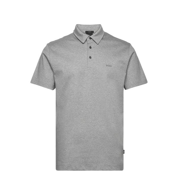 Koszulka Polo męska BOSS Palosh 30 Silver slim fit szara (50471335-041). Szare koszulki polo męskie Boss, m, bez wzorów, bez ramiączek. Za 289.00 zł.