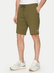 Guess Szorty sportowe F5GD00 KC5Y1 Khaki Regular Fit. Brązowe szorty męskie Guess, m, z bawełny. Za 179.99 zł.
