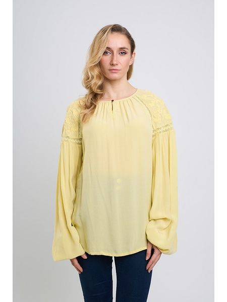 Marks & Spencer Bluzka w kolorze żółtym rozmiar: 36. Żółte bluzki damskie Marks & Spencer, bez wzorów, z wiskozy, bez kołnierzyka, bez ramiączek. Za 81.95 zł.