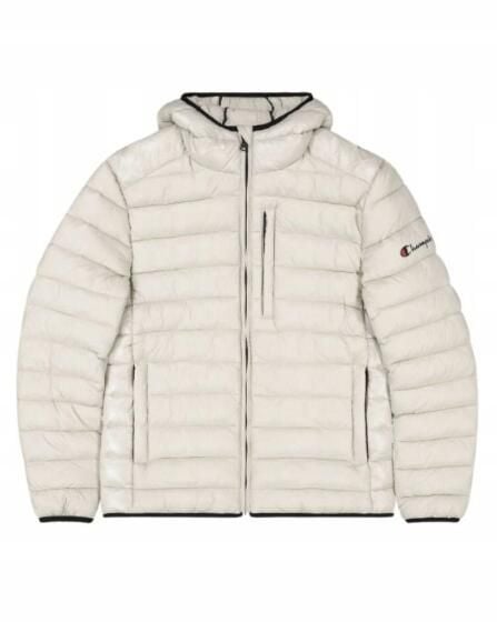 Kurtka na co dzień męska CHAMPION puchowa z kapturem. Brązowe kurtki męskie CHAMPION, na zimę, m, bez wzorów, z materiału, eleganckie, z kapturem. Za 419.00 zł.