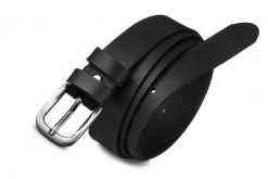 Beltimore skórzany damski pasek czarny wąski U50 : Kolory - czarny, Rozmiar pasków - r.95-110 cm. Czarne paski damskie bez wzorów, klasyczne. Za 43.99 zł.