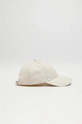 Czapka z daszkiem beżowa. Brązowe czapki z daszkiem damskie MOODO, bez wzorów, z bawełny. Za 49.99 zł.